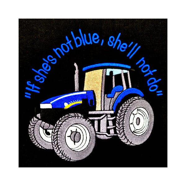 Blue Tractor Hoodie