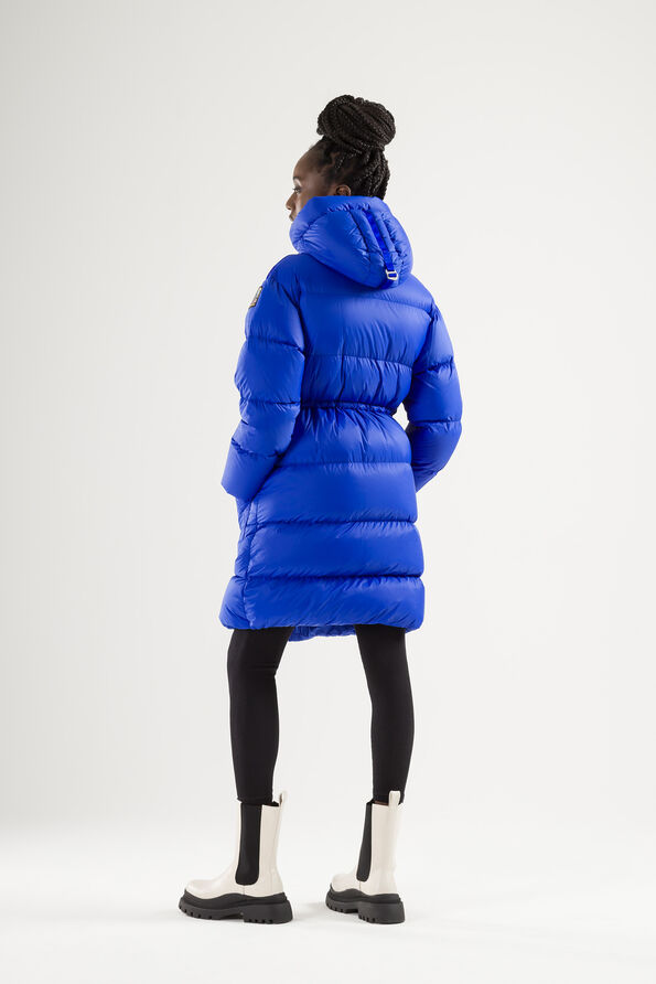 Parajumpers Bold Parka Kos Blue Long Hooded Down Jacket