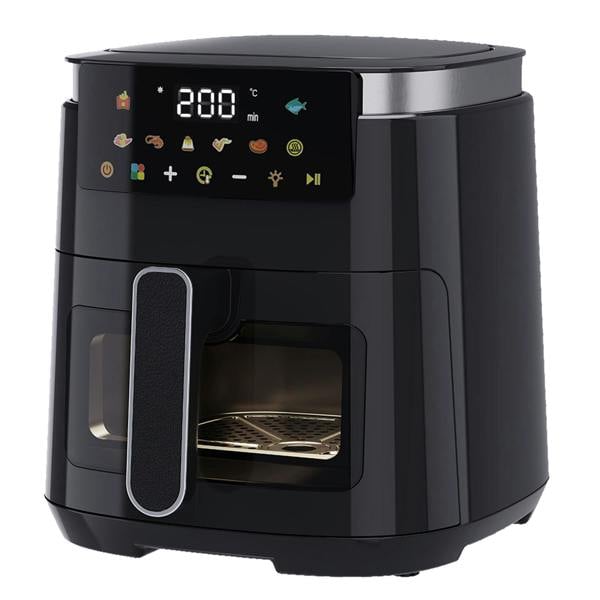 Spector 5L Digital Air Fryer 1500W Oil Free Hot Air Healthy Frying Cooker Black