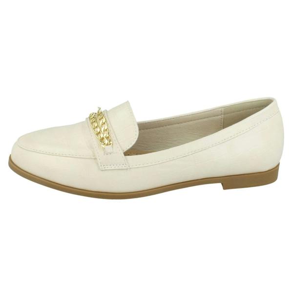 Spot On Ladies Spot On Croc Print Loafers F80537