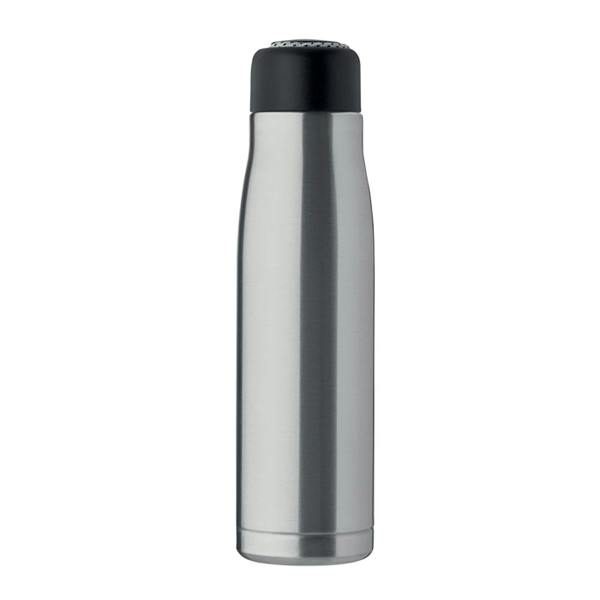 MidOcean Cordle Double Wall 500ml Water Bottle - Matt Silver - 