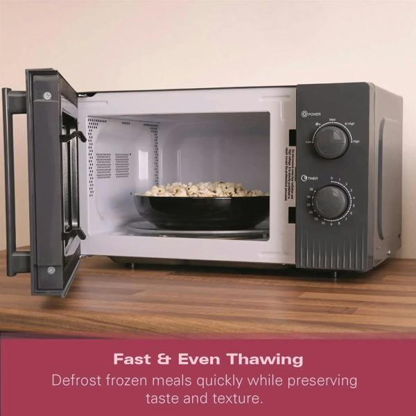 Hamilton Beach Miami Manual 800W Microwave - Charcoal Grey - Hamilton Beach UK