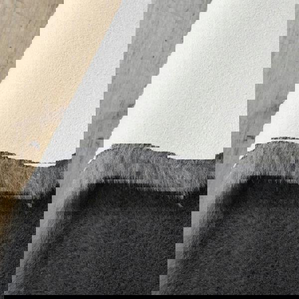 Smart Living Faux Fur Rabbit Rug - Grey