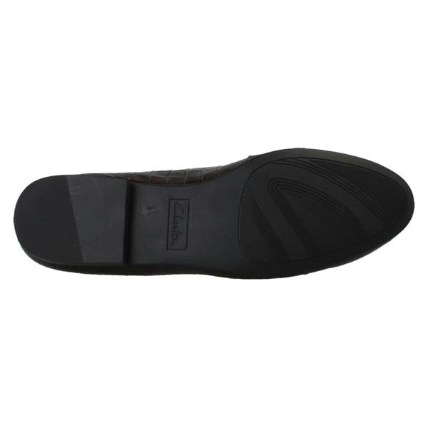 Clarks Ladies Clarks Leather Loafers Tamna Trim