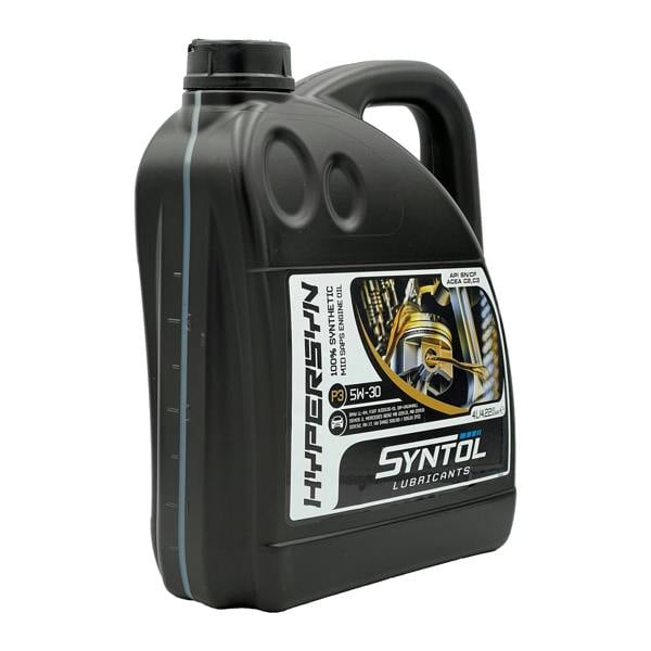 Syntol 5W-30 Fully Synthetic Engine Oil Acea C3 BMW LL-04 Dexos2 SYNTOL HYPER-SYN P3