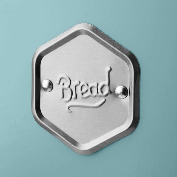Cooks Professional Bread Bin | Blue / Silver