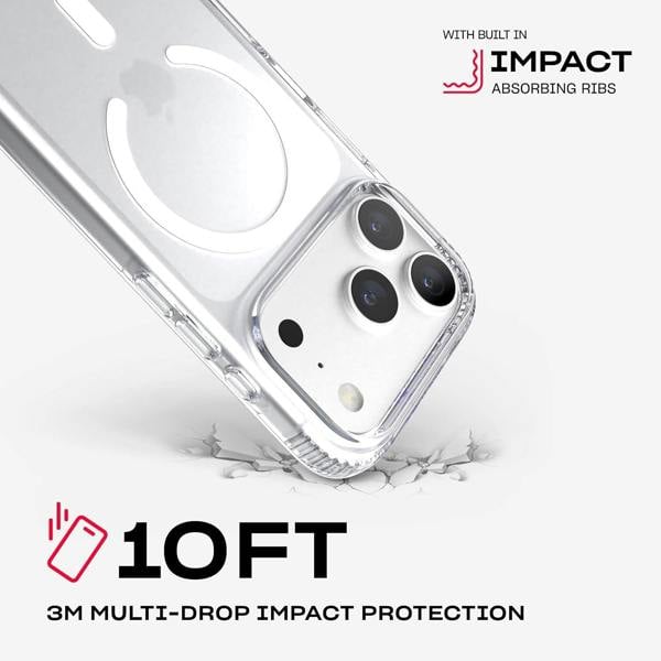 Tech21 Evo Lite Clear Case with MagSafe for iPhone 17/18 Pro 6.3" Clear - T21-11664