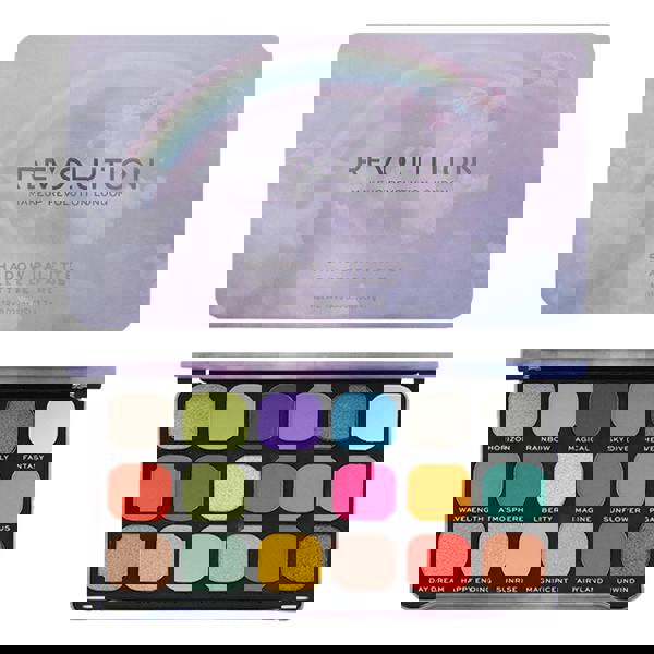 Revolution Rainbow Eye Shadow Palette 18 x 1.1g