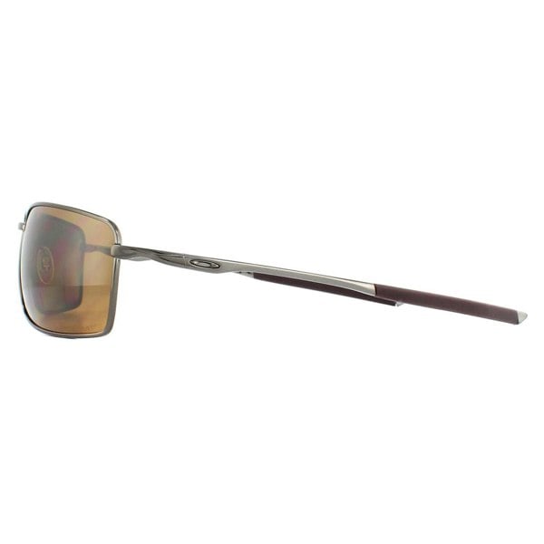 Oakley Sunglasses Square Wire OO4075-14 Tungsten Prizm Tungston Polarized