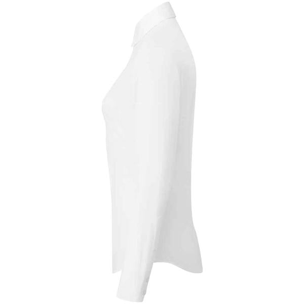 Premier Womens/Ladies Recyclight Poplin Long-Sleeved Formal Shirt - White - 