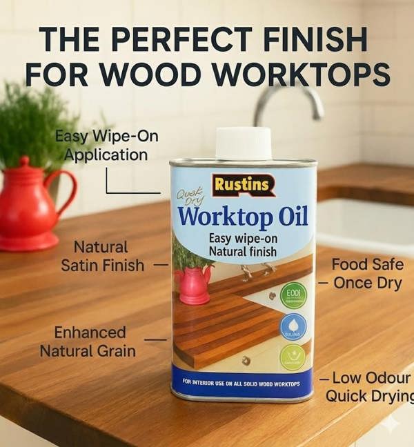 Rustins Quick Dry Worktop Oil