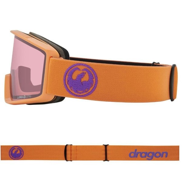 Dragon DXT OTG - Apricot with Lumalens Light Rose Lens