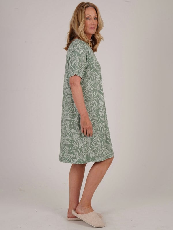 TIGI-Wear Fern Ivory Print Night Dress