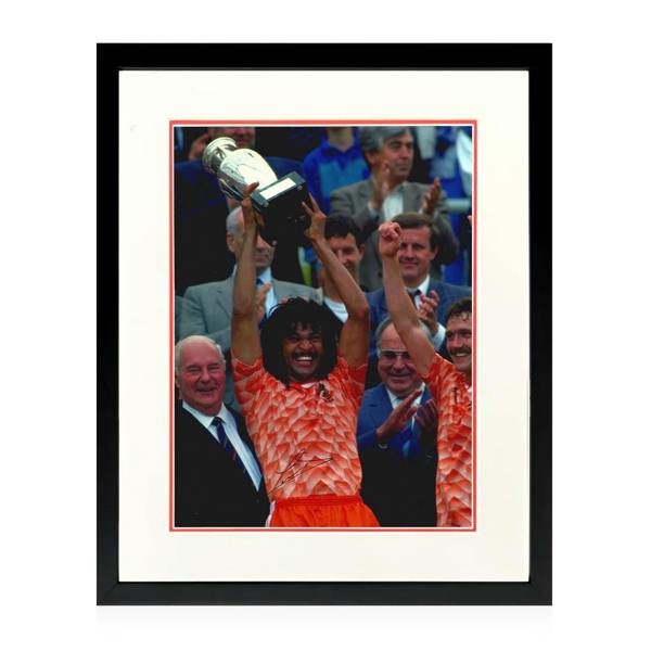 Ruud Gullit Signed Netherlands Image Deluxe Mount Frame