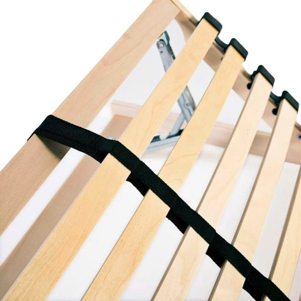 Berkfield Slatted Bed Base with 28 Slats 7 Zones 80x200 cm