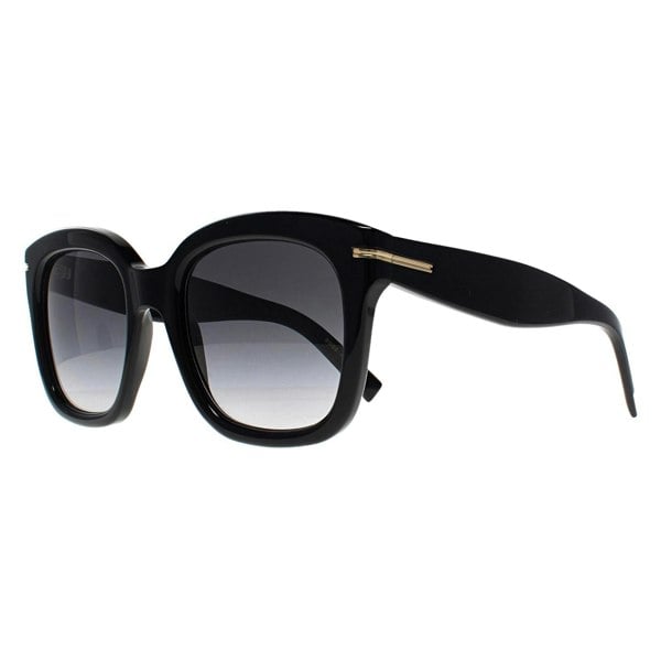 Hugo Boss Sunglasses BOSS 1731/S 807 9O Shiny Black Grey Gradient with Light Mirror