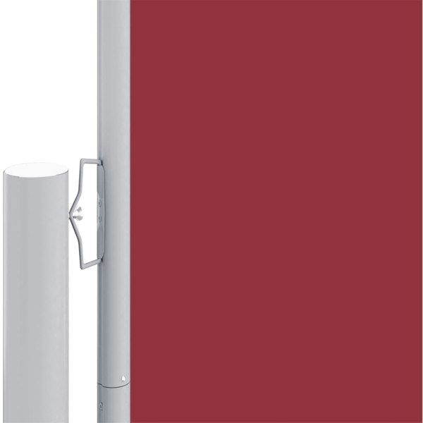 Berkfield Retractable Side Awning Red 220x1000 cm