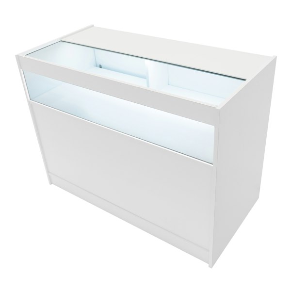 Monstershop Adonis LED Shop Counter Set B1200, C1200 & CM60 - White
