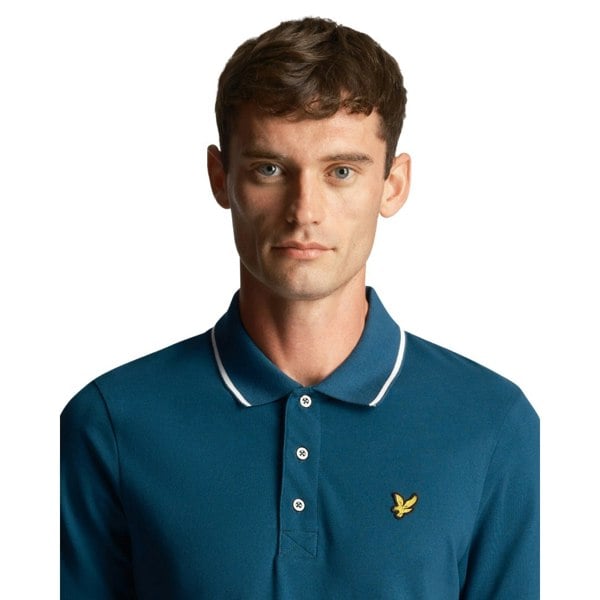 Lyle & Scott Tipped Apres Polo Shirt - Navy