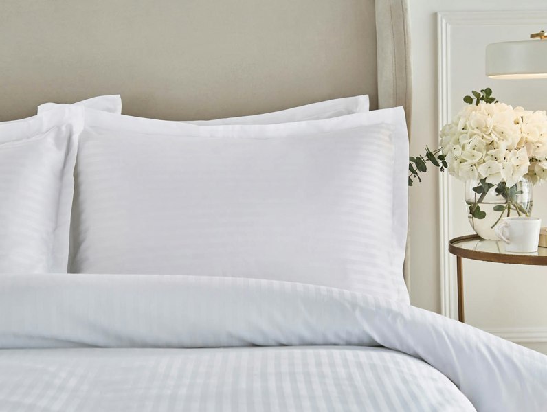 Liddell 400 Thread Count Egyptian Cotton Striped Duvet set