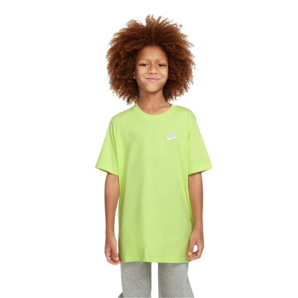 Nike Childrens/Kids Futura Classic Logo Regular T-Shirt - Light Lemon Twist - 