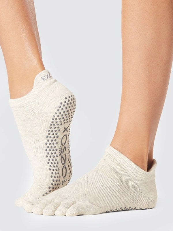 ToeSox Low Rise Full Toe Women's Yoga Grip Socks