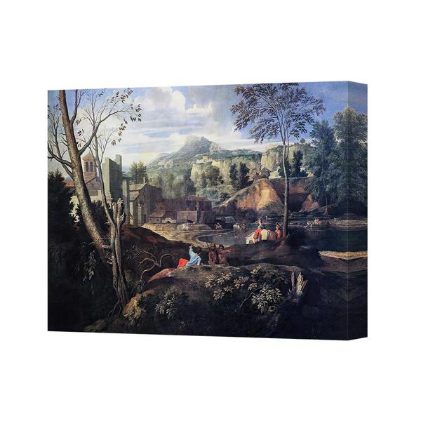 Benjamin Tate Design Canvas 3196 Scenic Landscape Wall Art Canvas Print For Living Room