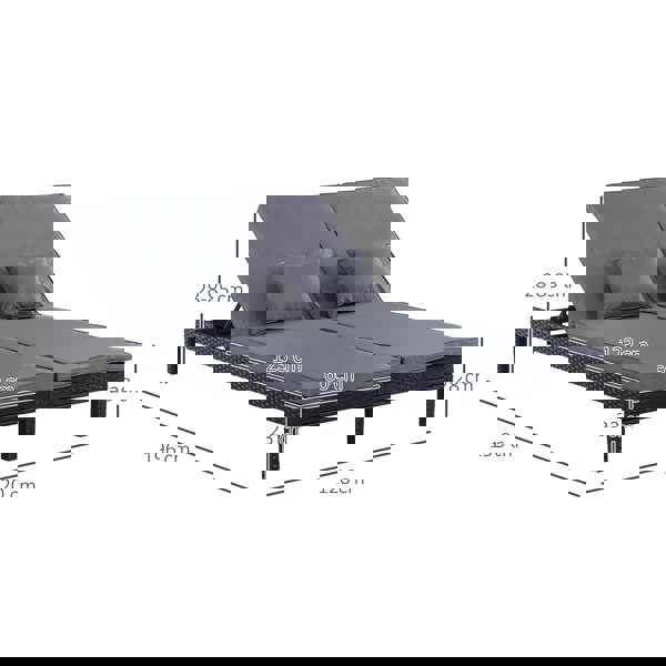 Rattan Double Lounge