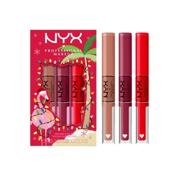 NYX Cosmetics 2 x NYX Professional Makeup High Shine Gloss Trio