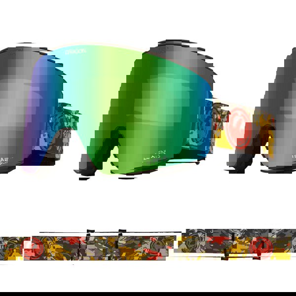 Dragon PXV - Leafy Camo with Lumalens Green Ionized & Lumalens Violet Lens