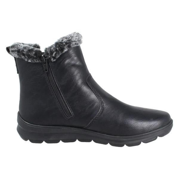 Rieker Ladies Rieker-Tex Warm Lined Faux Fur Chelsea Boots Z0061