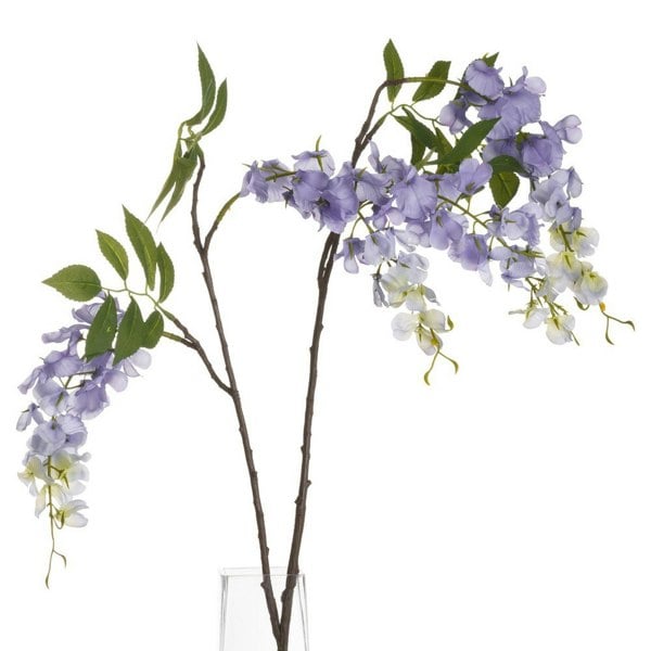 Hill Interiors Artificial Wisteria Plant - Lilac