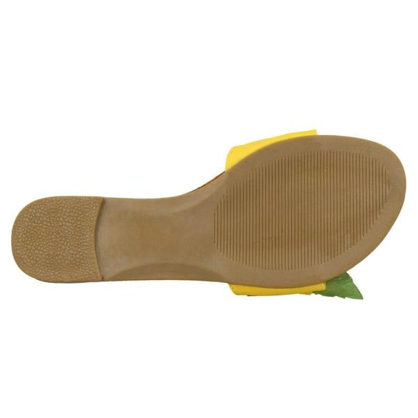 Spot On Ladies Spot On Flower Detail Sandals