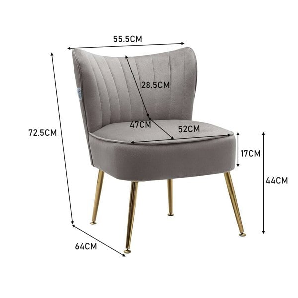 Velvet Cocktail Chairs Accent Chairs with Gold Legs Cocktail Chairs Living and Home