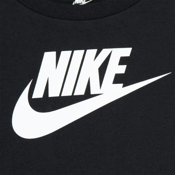 Nike Baby Swoosh Crew Neck Regular T-Shirt - Black - 