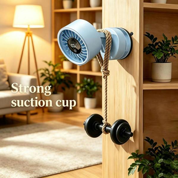 Leaper Portable Rechargeable Suction Cup Fan