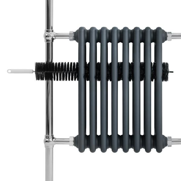 Monstershop Traditional Heated Towel Rail Radiator – 950mm x 660mm  – Anthracite Grey