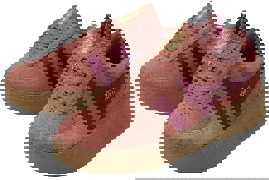 Gola Grandslam Suede Women's Clay/Cerise Trainers