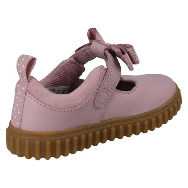 Clarks Girls Clarks Casual T-Bar Shoes Cove Bow T