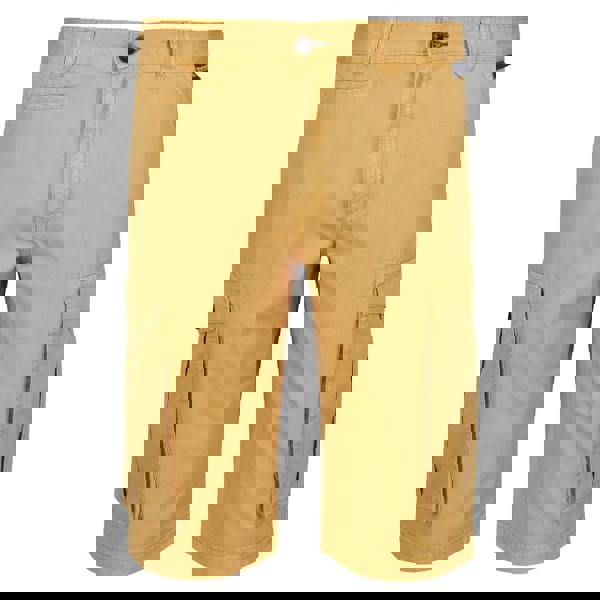 Regatta Mens Shorebay Vintage Cargo Shorts - Gold Straw