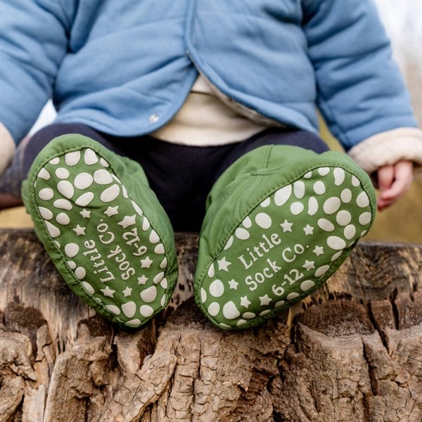 Little Sock Co. All Weather Stay-on Booties - Showerproof & Windproof in Thor