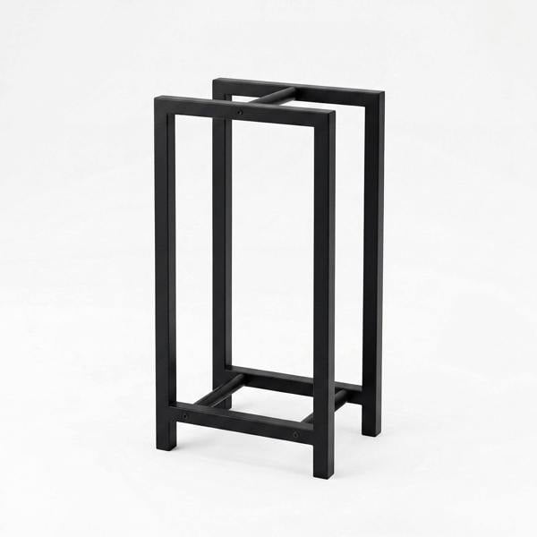 Levede Firewood Rack Metal Outdoor Storage Log Holder Fireplace 30 x 22 x 59cm