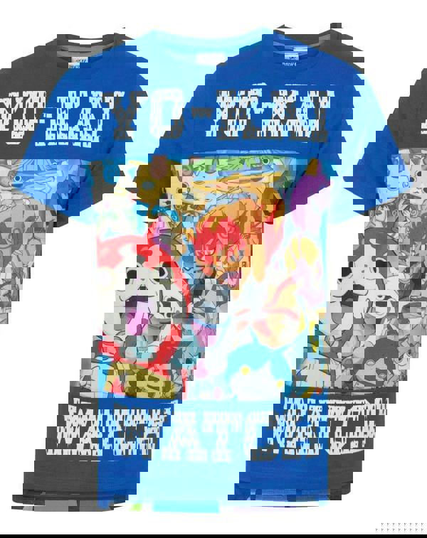 Yo Kai Watch Boys Blue Yo-Kai Watch Short Sleeved T-Shirt