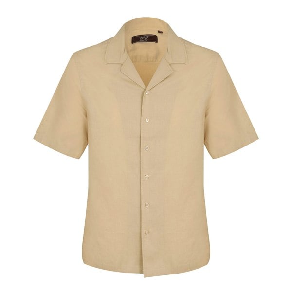 Hugo Linen Cuban Collar Shirt