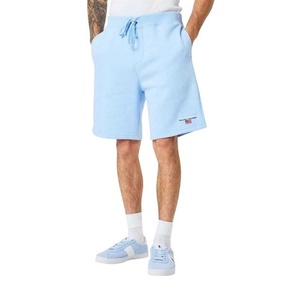 Ralph Lauren Mens Polo Fleece Sweat Shorts - Bluebell - 