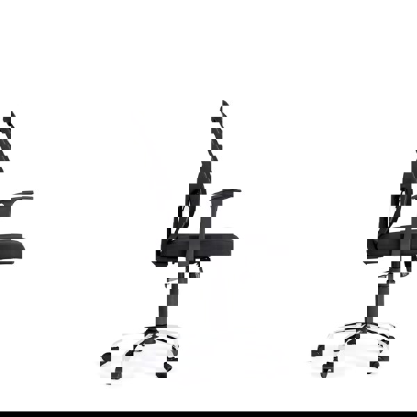 Dorel Home Tampa Office Chair with Wheels in Black Fabric