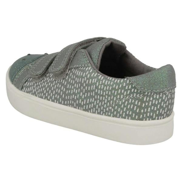 Clarks Girls Clarks Casual Canvas Shoes Pattie Lola
