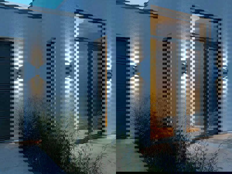 Nordlux Nico Square 22  | Wall light | Anthracite