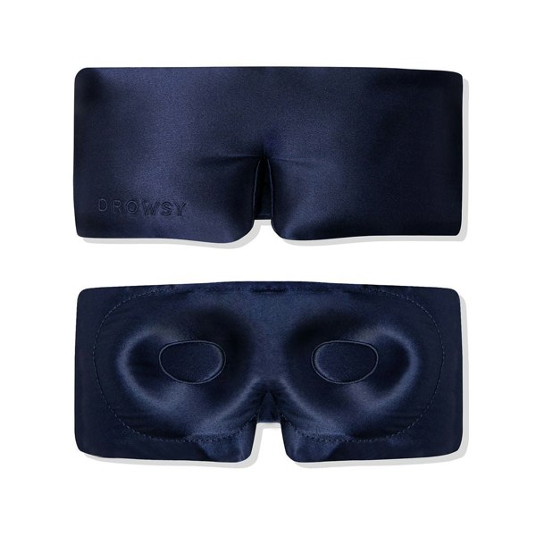 Drowsy Sleep Co Eyelash Protecting Mask - Midnight Blue