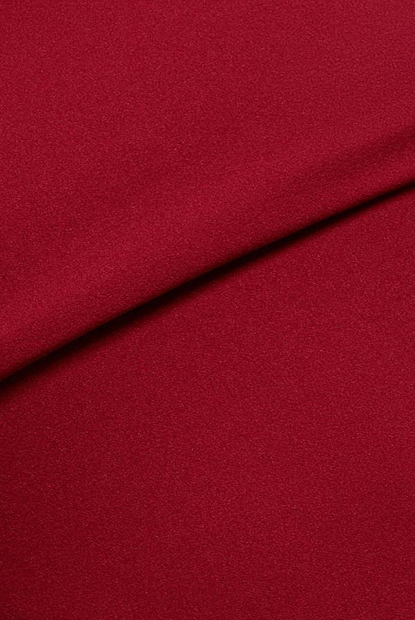 One Shoulder Scuba Jumpsuit - Wine TR375